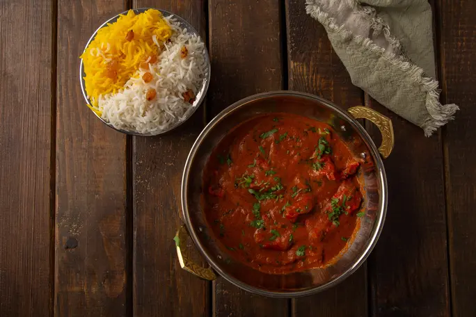 Butter Chicken With Rice