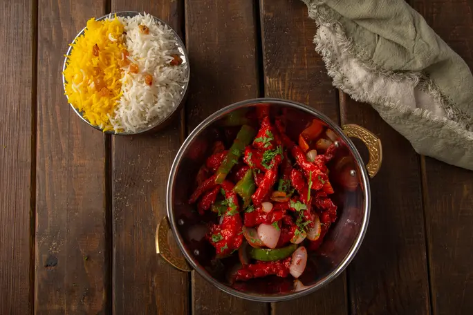 Chicken 99 With Rice