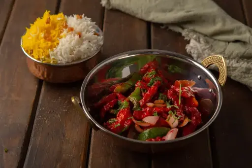 Chicken 65 With Rice