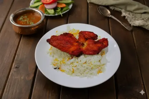 Rice With Quarter Chicken